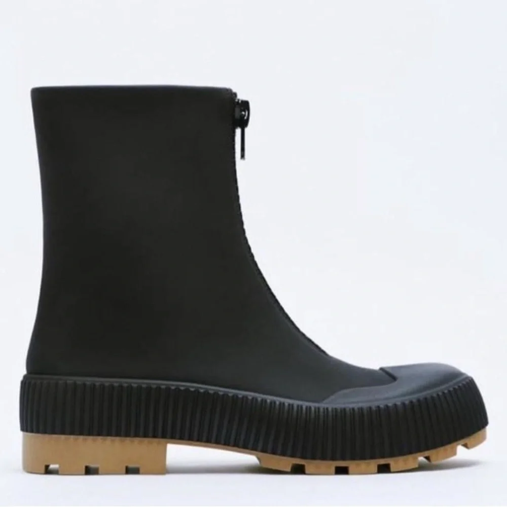 Zara Black Men's Rain Boots